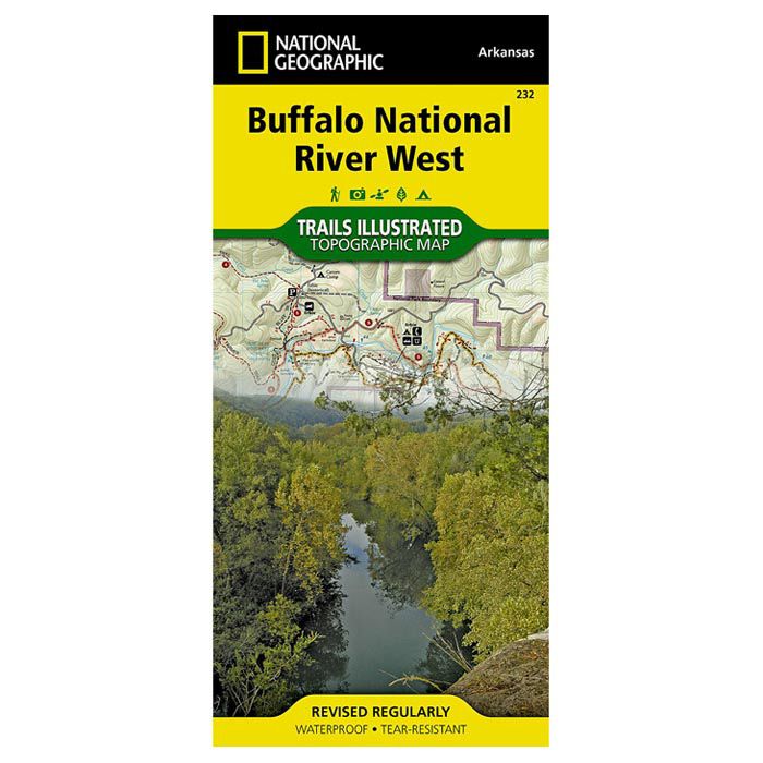 NATIONAL GEOGRAPHIC BUFFALO NATIONAL RIVER WEST No.232
