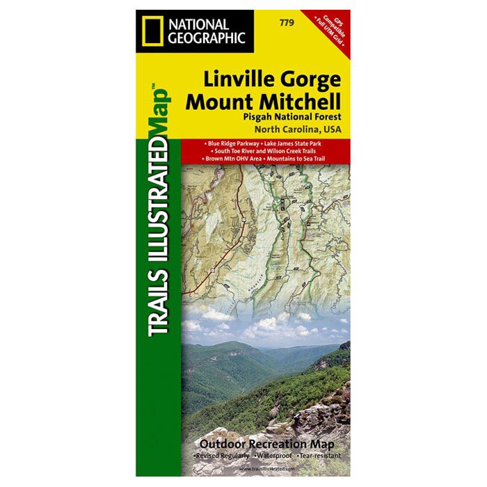NATIONAL GEOGRAPHIC LINVILLE GORGE/MT. MITCHELL No.779