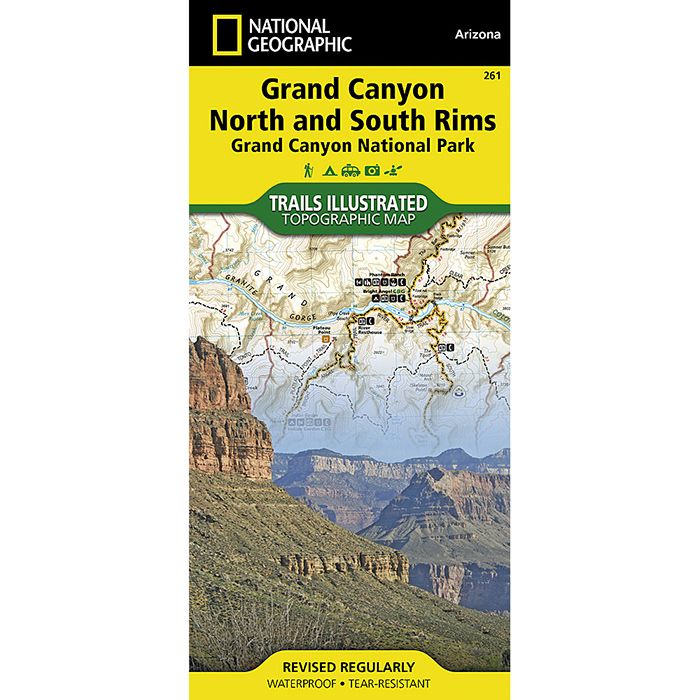 NATIONAL GEOGRAPHIC GRAND CANYON NORTH & SOUTH RIMS No. 261