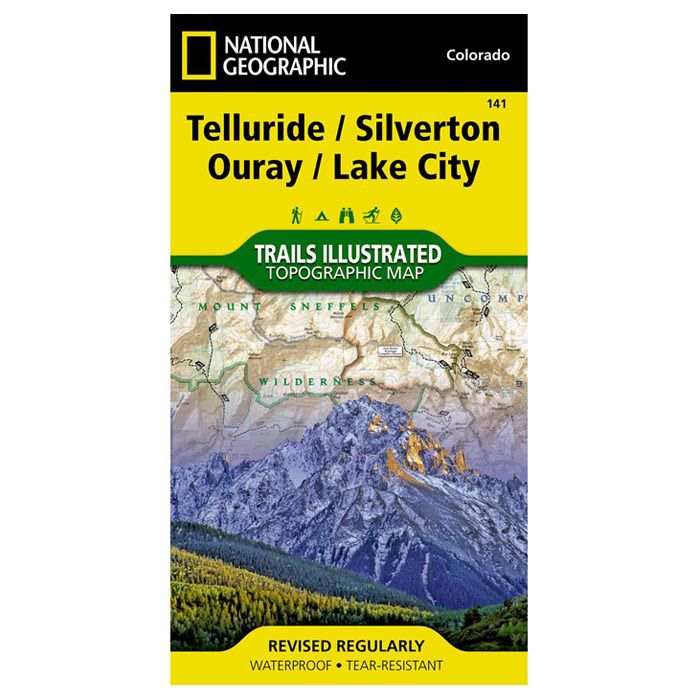NATIONAL GEOGRAPHIC TELLURIDE SILVERTON OURAY & LAKE CITY No.141