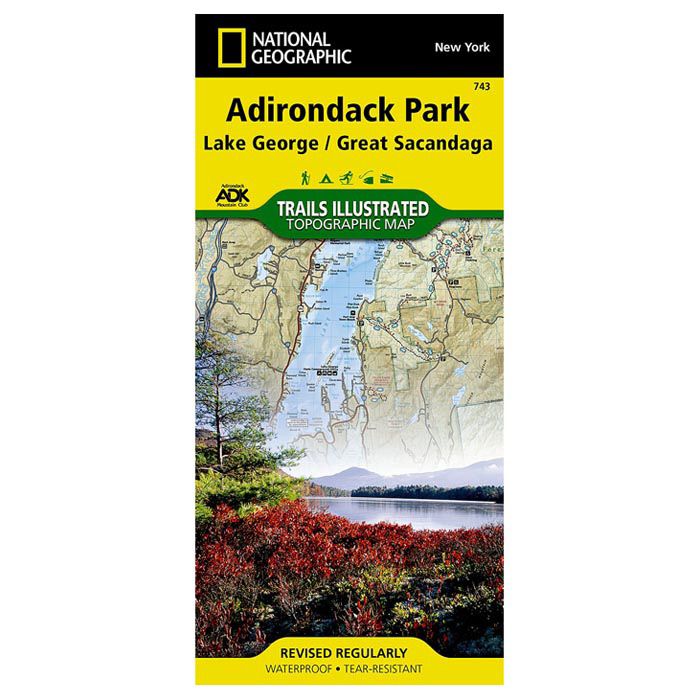 NATIONAL GEOGRAPHIC LAKE GEORGE GREAT SACANDAGA ADIRONDACK PACK No.743