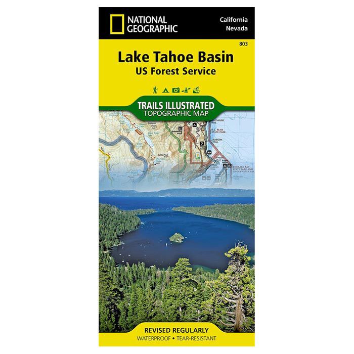 NATIONAL GEOGRAPHIC LAKE TAHOE BASIN No.803