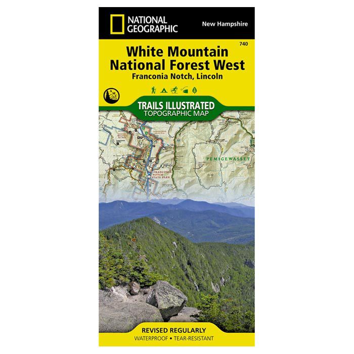 NATIONAL GEOGRAPHIC WHITE MOUNTAIN NATIONAL FOREST WEST FRANCONIA NOTCH LINCOLN No.740