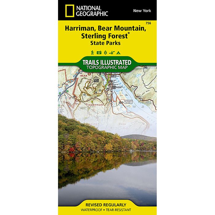 NATIONAL GEOGRAPHIC HARRIMAN BEAR MOUNTAIN STERLING FOREST No.756