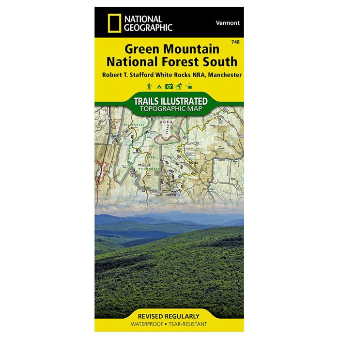 NATIONAL GEOGRAPHIC GREEN MOUNTAIN NATIONAL FOREST SOUTH No.748