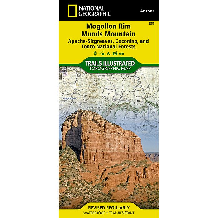 NATIONAL GEOGRAPHIC MOGOLLON RIM MUNDS MOUNTAIN Apache-Sitgreaves Coconino and Tonto National Fo