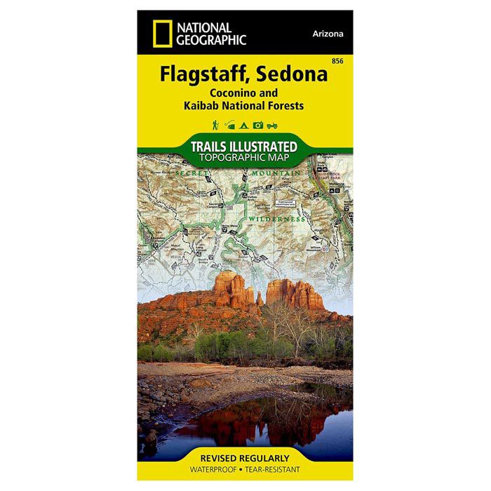 NATIONAL GEOGRAPHIC FLAGSTAFF SEDONA Coconino and Kaibab National Forests No.856