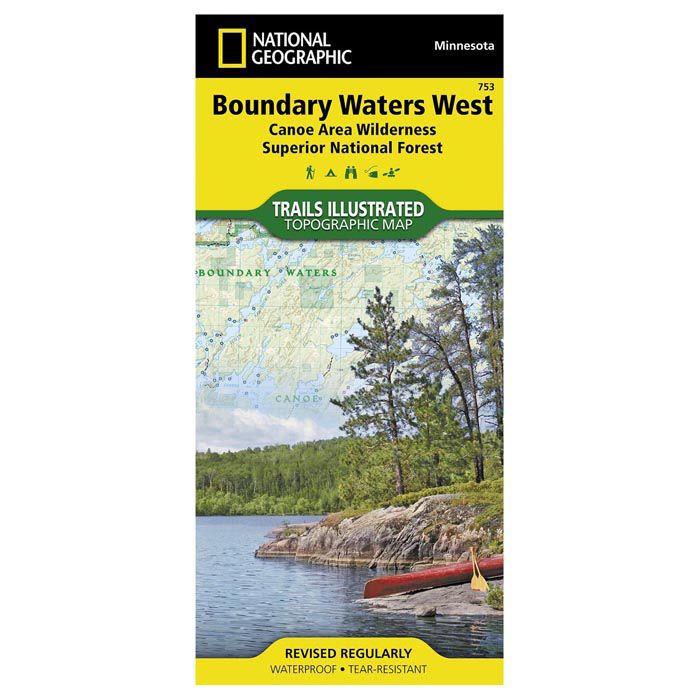 NATIONAL GEOGRAPHIC BOUNDARY WATERS WEST No.753