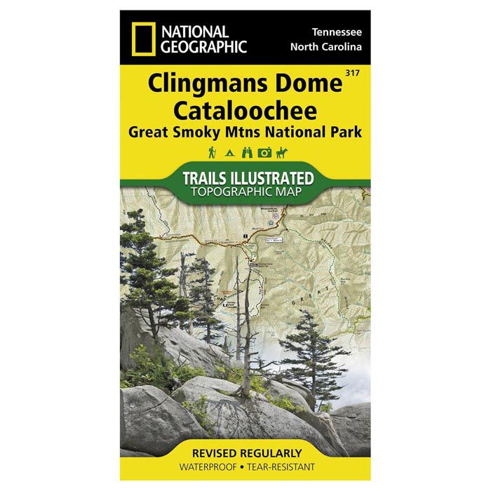 NATIONAL GEOGRAPHIC CLINGMANS DOME CATALOOCHEE GREAT SMOKY MTNS NP No.317