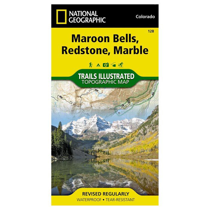 NATIONAL GEOGRAPHIC MAROON BELLS REDSTONE MARBLE No.128