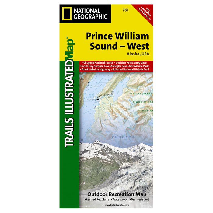 NATIONAL GEOGRAPHIC PRINCE WILLIAM SOUND - WEST No.761