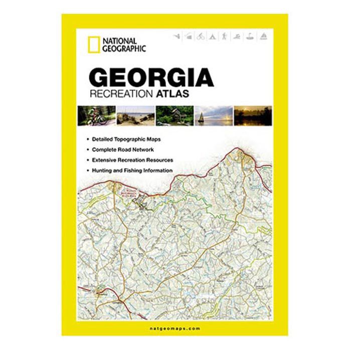 NATIONAL GEOGRAPHIC GEORGIA STATE RECR'TION ATLAS