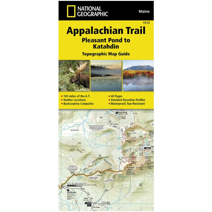 NATIONAL GEOGRAPHIC APPALACHIAN TRAIL: PLEASANT POND TO KATADIN No.1513