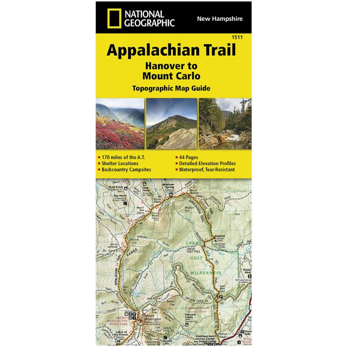 NATIONAL GEOGRAPHIC APPALACHIAN TRAIL: HANOVER TO MOUNT CARLO No.1511