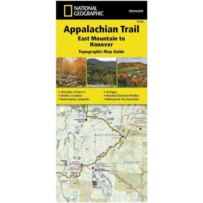 NATIONAL GEOGRAPHIC APPALACHIAN TRAIL: EAST MOUNTAIN TO HANOVER No.1510