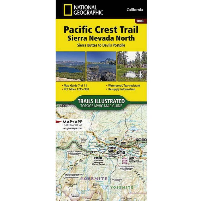 NATIONAL GEOGRAPHIC PACIFIC CREST TRAIL: SIERRA BUTTE TO DEVIL'S POSTPILE