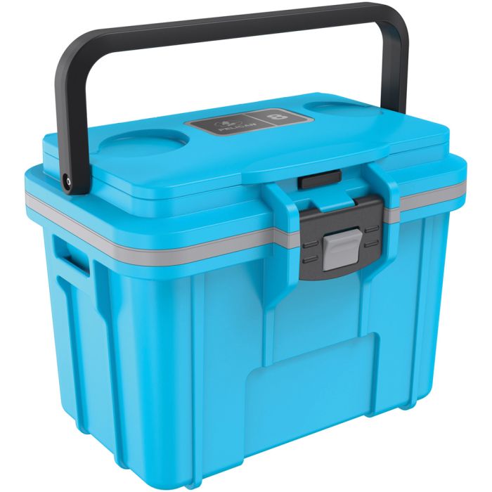 PELICAN 8QT ELITE COOLER COOL BLUE/GRAY