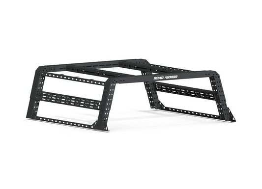 ROAD ARMOR 09-14 FORD F-150 RAPTOR TRECK-OVERLAND 5.5-6FT , ADJ BED RACK SYSTEM-TXTR BLACK