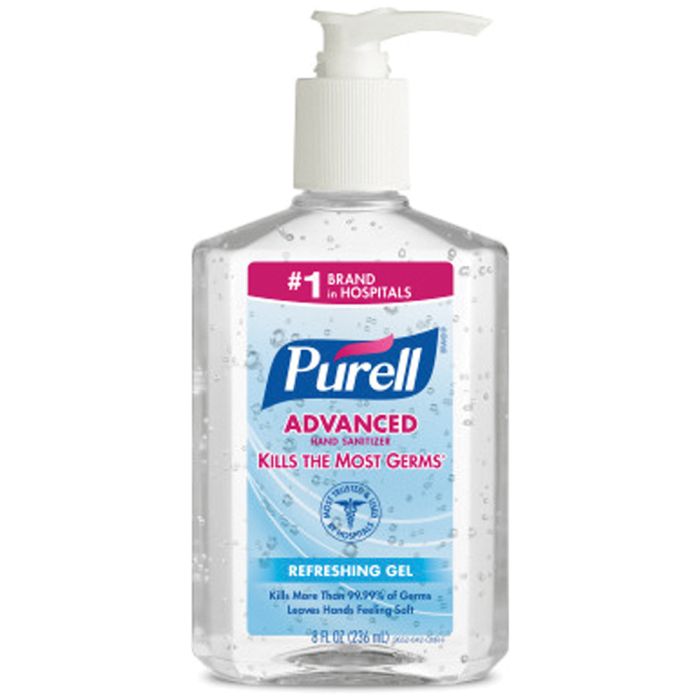 PURELL HAND SANITIZER 8 OZ PUMP