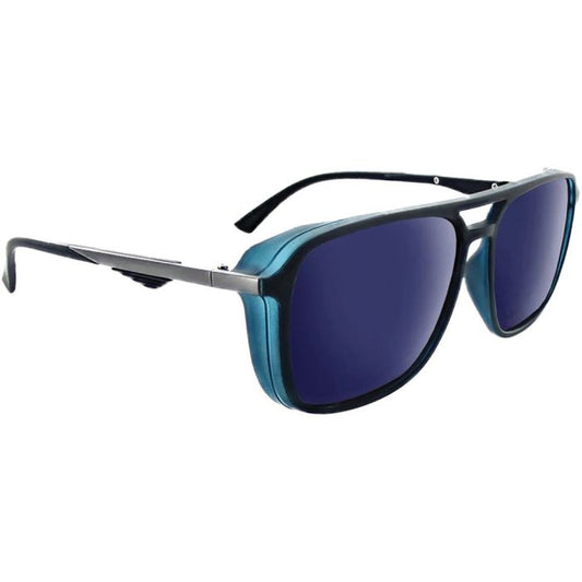 OPTIC NERVE COUSIN MIDNIGHT BLUE POLARIZED SMOKE WITH BLUE LENS