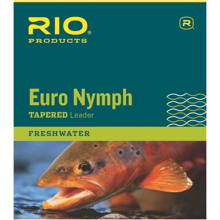 RIO PRODUCTS EURO NYMPH LEADER WITH TIPPET RING