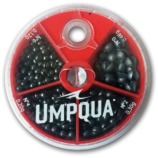 UMPQUA 4-WAY SPLIT SHOT ASSORTMENT