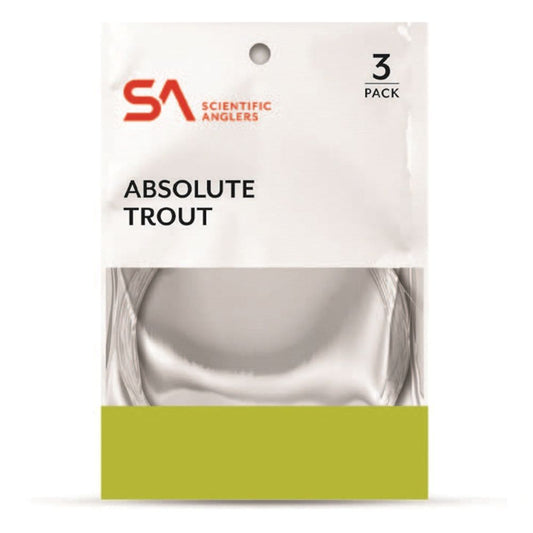 SCIENTIFIC ANGLERS ABSOLUTE TROUT LEADERS - 3 PACK