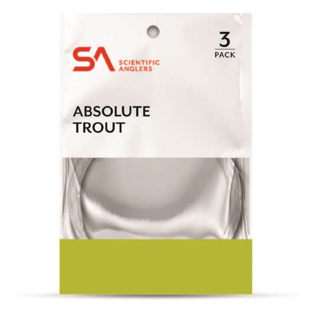 SCIENTIFIC ANGLERS ABSOLUTE TROUT LEADERS - 3 PACK