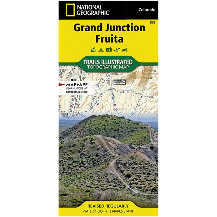 NATIONAL GEOGRAPHIC GRAND JUNCTION FRUITA MAP