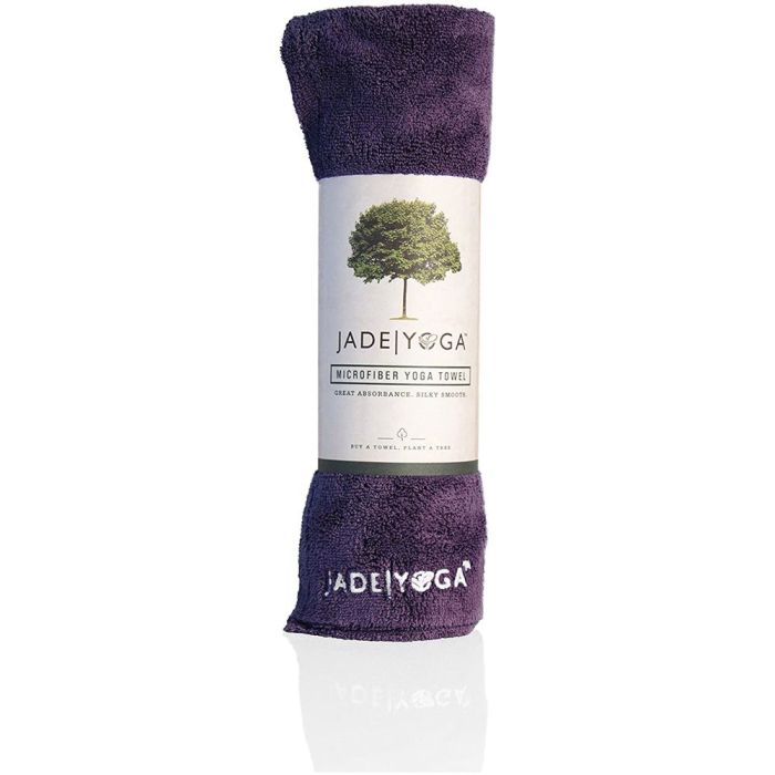 JADE YOGA MICROFIBER MAT TOWEL 24" X 72" - PURPLE