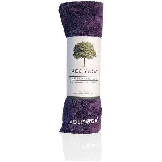 JADE YOGA MICROFIBER MAT TOWEL 24" X 72" - PURPLE