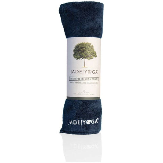 JADE YOGA MICROFIBER MAT TOWEL 24" X 72" - MIDNIGHT BLUE