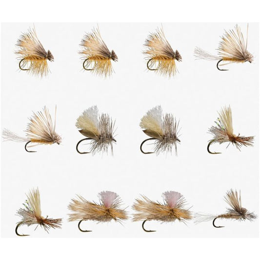 RIO PRODUCTS TAN CADDIS DRY ASSORTMENT