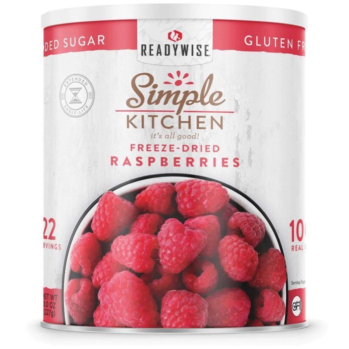 READYWISE SIMPLE KITCHEN FD RASPBERRIES - 22 SERVING CAN