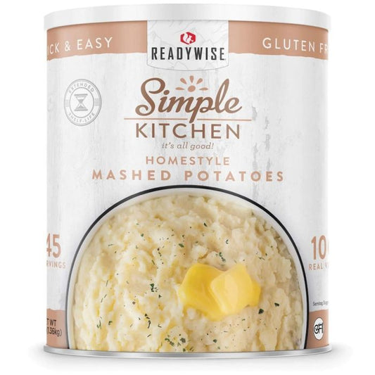 READYWISE SIMPLE KITCHEN MASHED POTATOES - 45 SERVING CAN