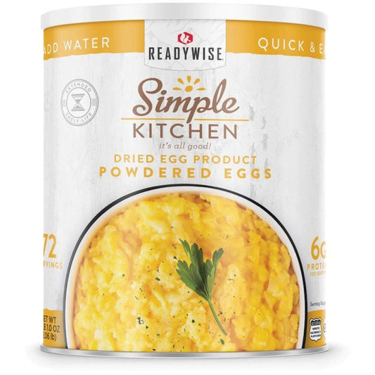 READYWISE SIMPLE KITCHEN POWDERED EGGS - 72 SERVING CAN