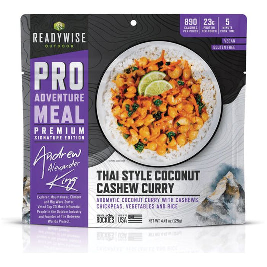 READYWISE OUTDOOR PRO MEAL THAI COCONUT CASHEW CURRY