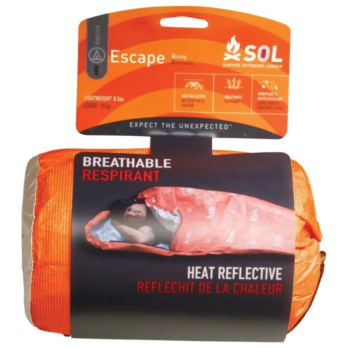 SOL ESCAPE BIVVY WITH HOOD - ORANGE