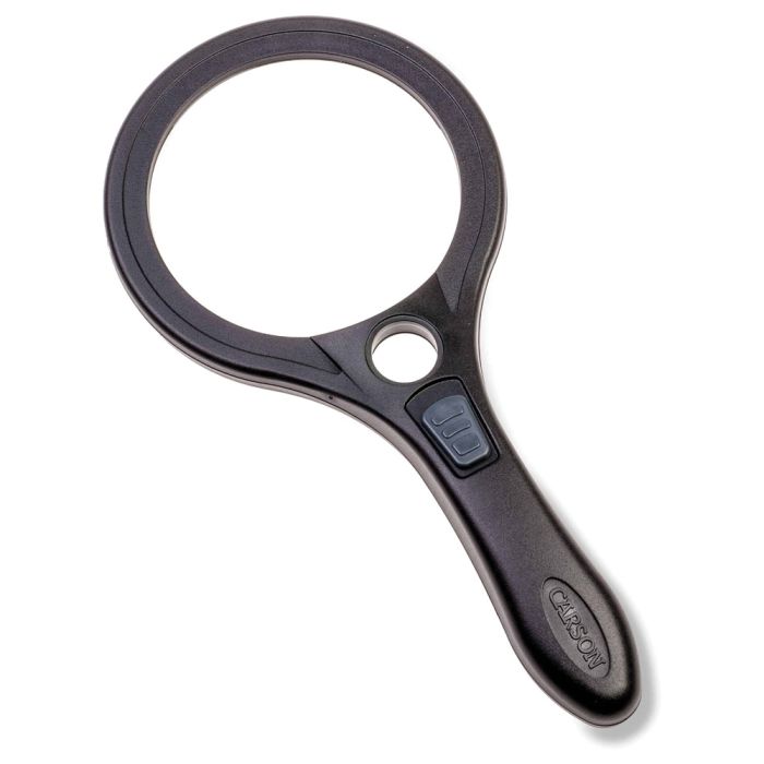 CARSON OPTICAL LUME SERIES 2.5X POWER 3.5 ACRYLIC LENS COB LED LIGHTED MAGNIFIER