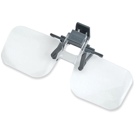 CARSON OPTICAL CLIP AND FLIP 1.75X POWER 3.00 DIOPTERS CLIP-ON FLIP-UP MAGNIFYING LENS