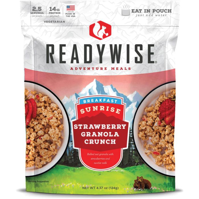 READYWISE SUNRISE STRAWBERRY GRANOLA CRUNCH