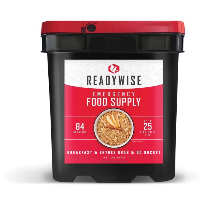 READYWISE WISE 84 SERVING BREAKFAST & ENTREE KIT