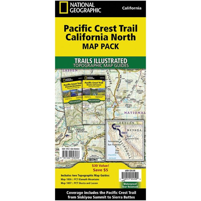 NATIONAL GEOGRAPHIC PCT CA NORTH MAP PACK