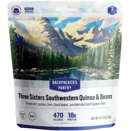 BACKPACKERS PANTRY THREE SISTERS SOUTHWESTERN QUINOA & BEANS (VEGAN) 2P