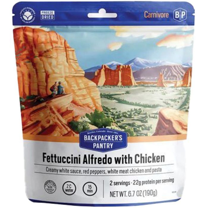 BACKPACKERS PANTRY FETTUCCINI ALFREDO WITH CHICKEN 2P