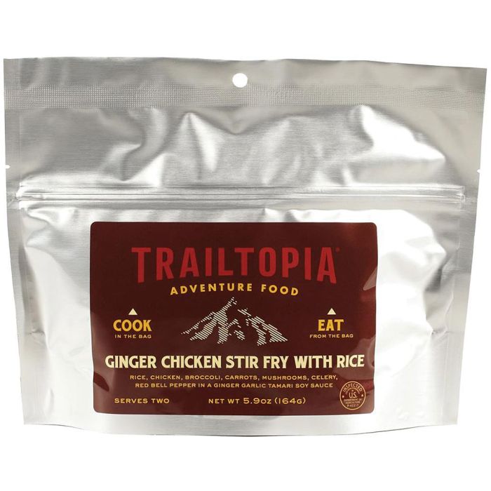 TRAILTOPIA GINGER CHICKEN STIR FRY GLUTEN FREE