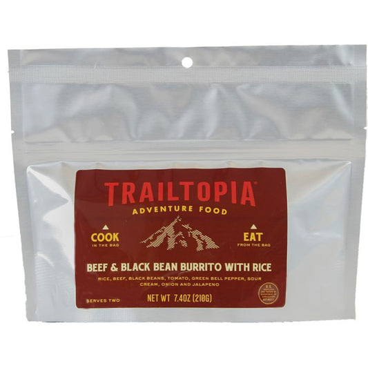 TRAILTOPIA BEEF/BLACK BEAN BURRITO GLUTEN FREE