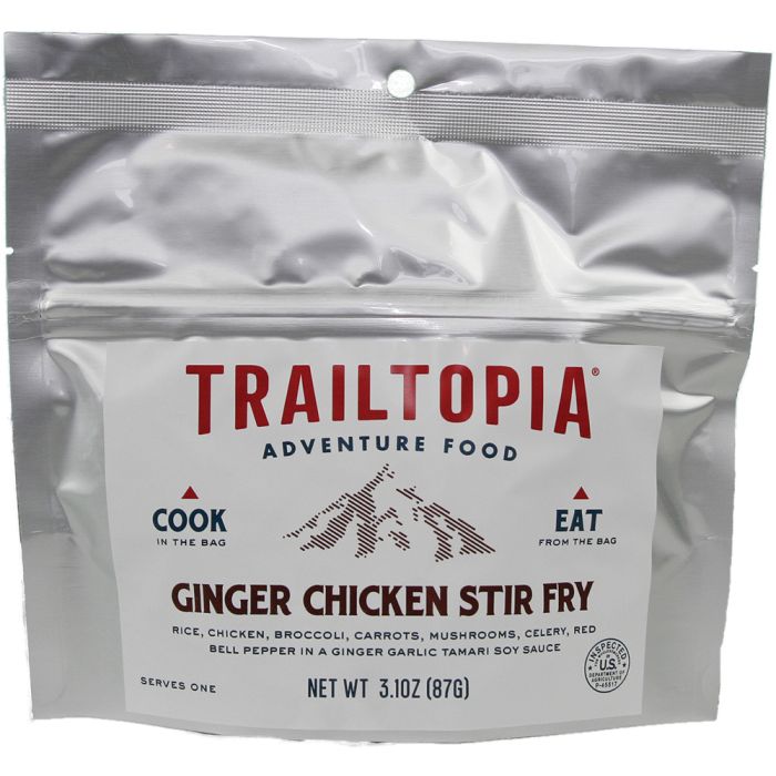 TRAILTOPIA GINGER CHICKEN STIR FRY GLUTEN FREE SINGLE SERVE