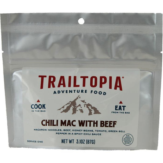 TRAILTOPIA CHILI MAC WITH BEEF SINGLE SERVE