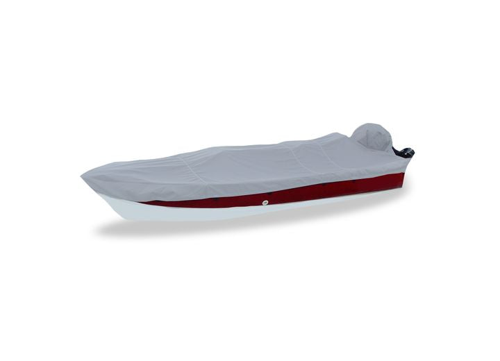Carver Boat Covers BOAT COVER VHULL FISHING W/SIDE CONSOLE O/B 16 ;W/SIDE CONSOLE ;SLATE GRAY